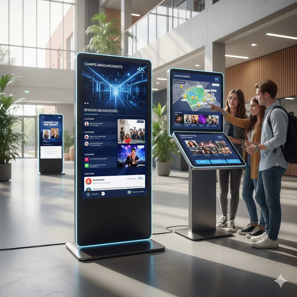 Digital Standees & Kiosk Displays